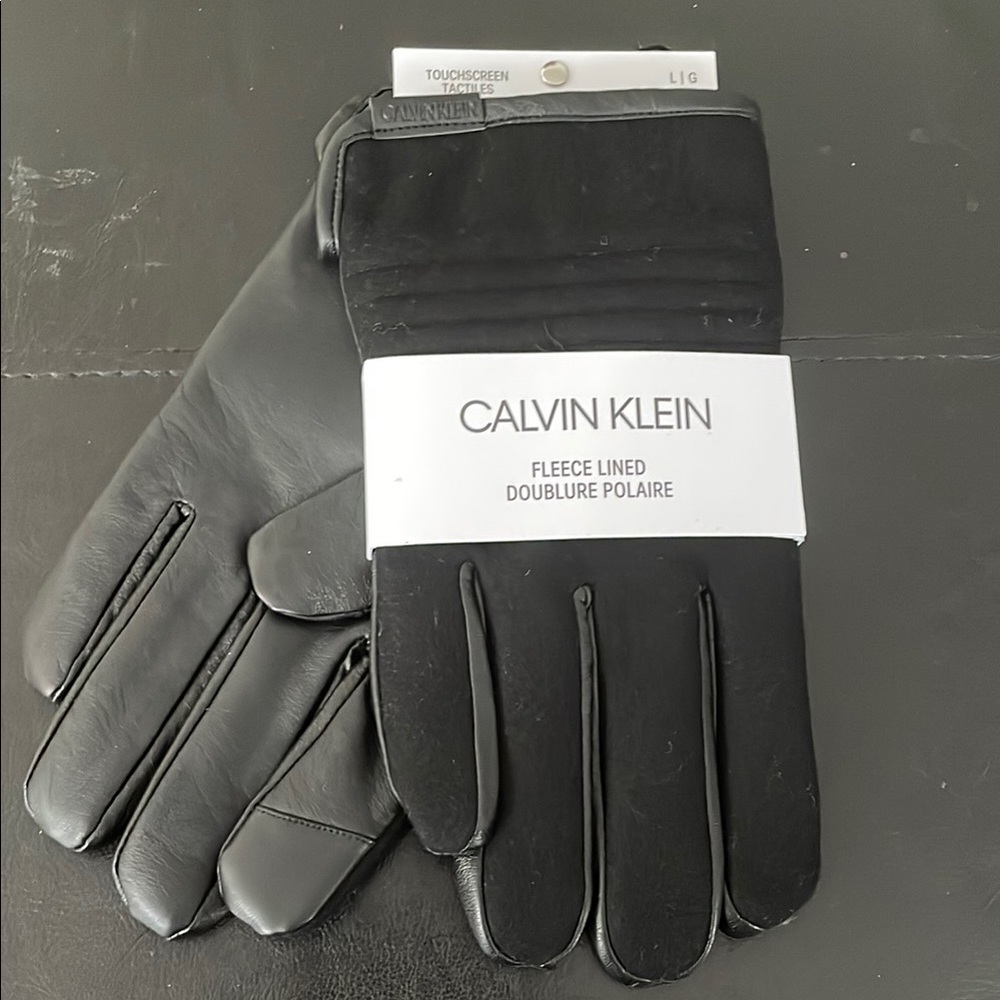 Calvin Klein Touchscreen Black Gloves